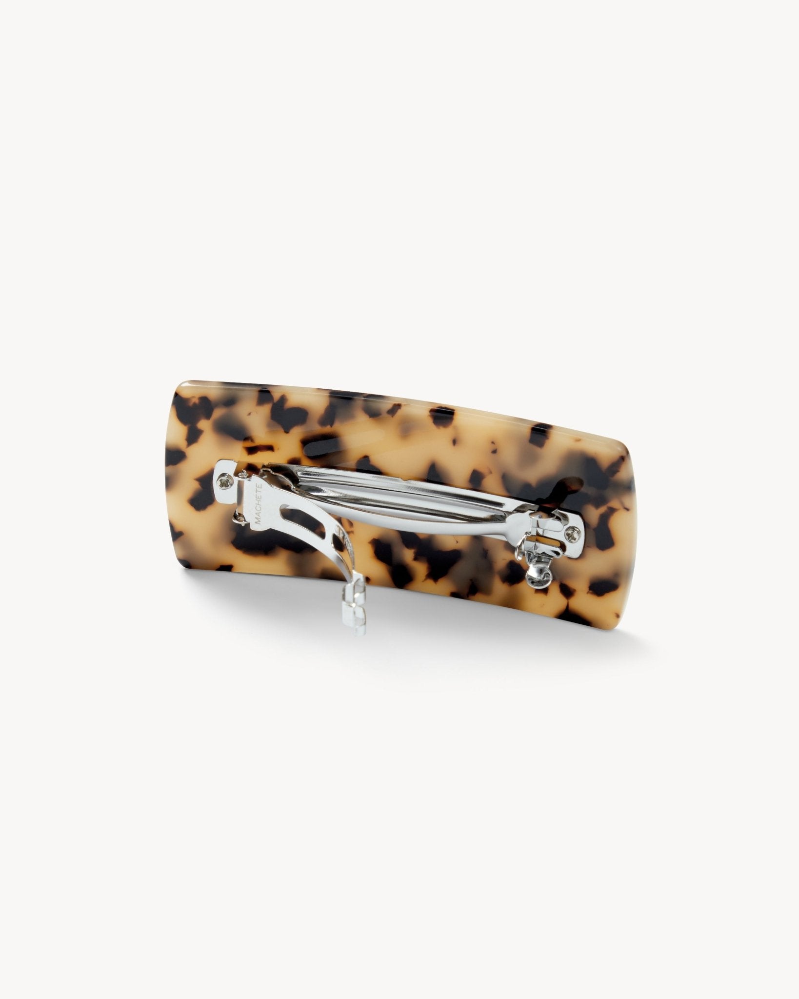 Jumbo Box Barrette in Blonde Tortoise - Image 2