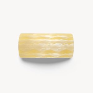 Jumbo Box Barrette in Citrine