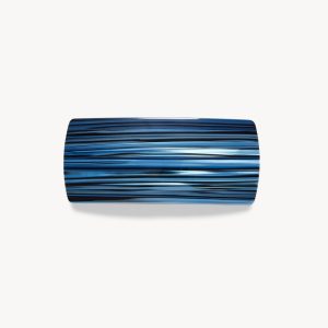 Jumbo Box Barrette in Indigo
