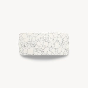 Jumbo Box Barrette in Marble