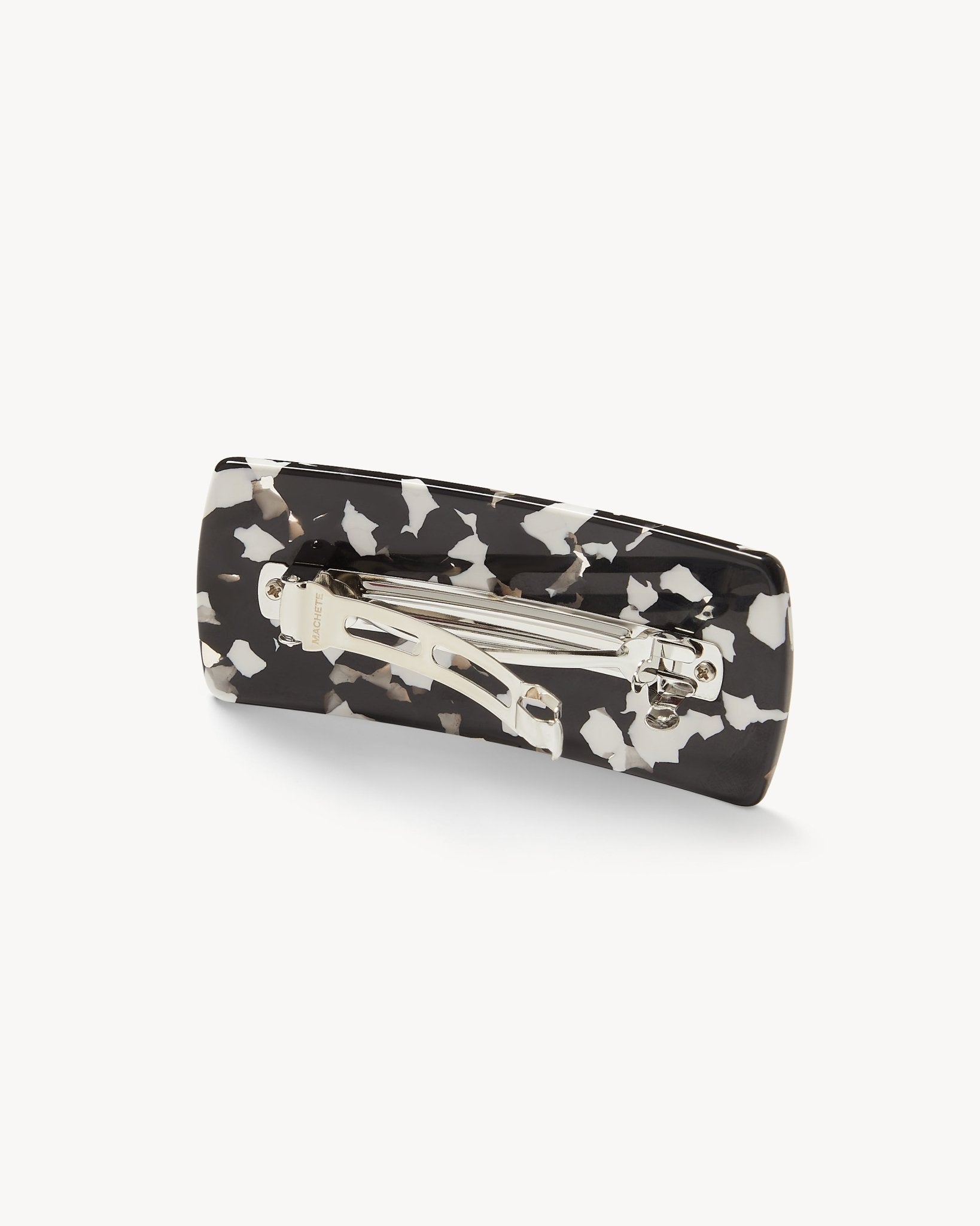 Jumbo Box Barrette in Noir - Image 2