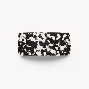 Jumbo Box Barrette in Noir