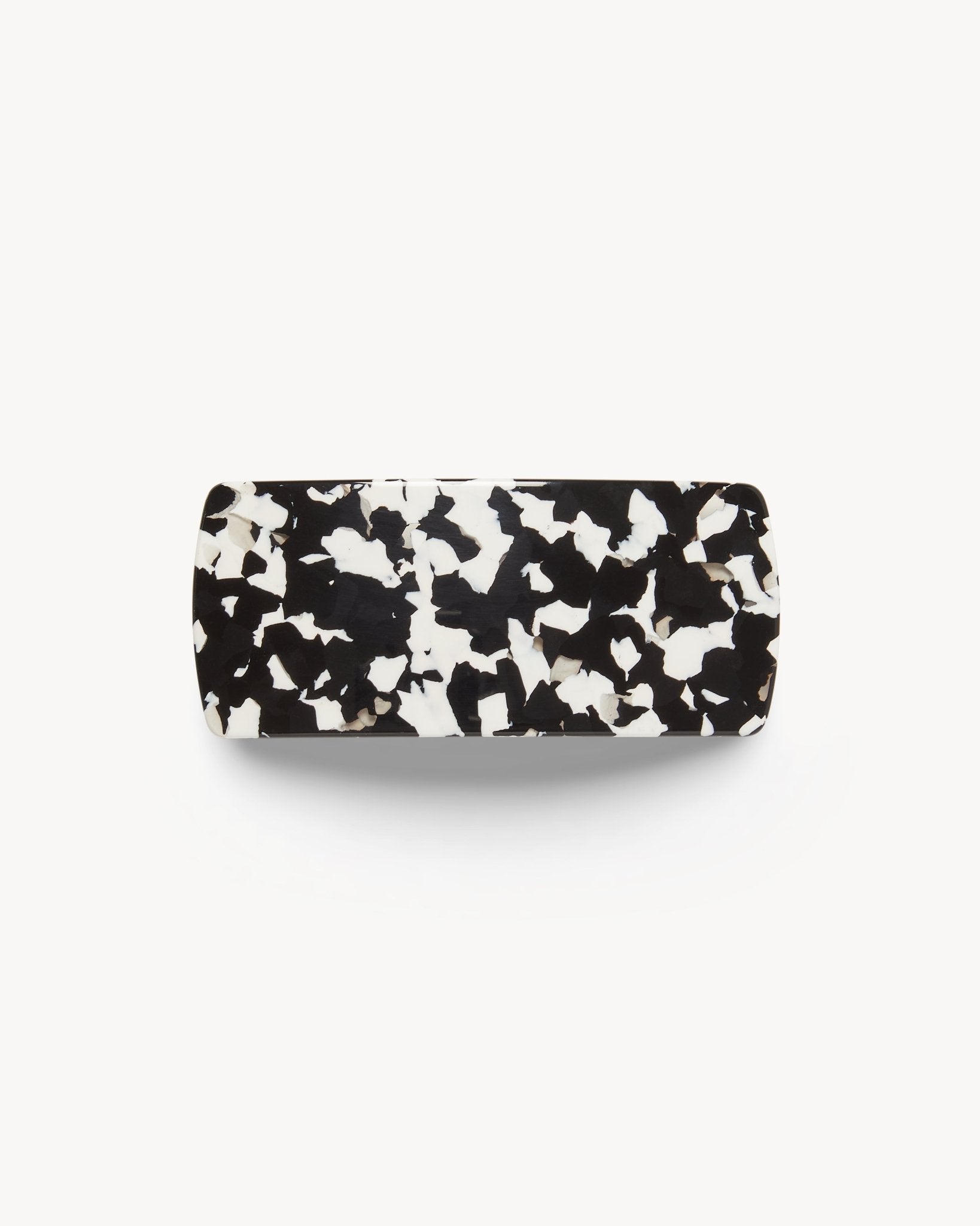 Jumbo Box Barrette in Noir