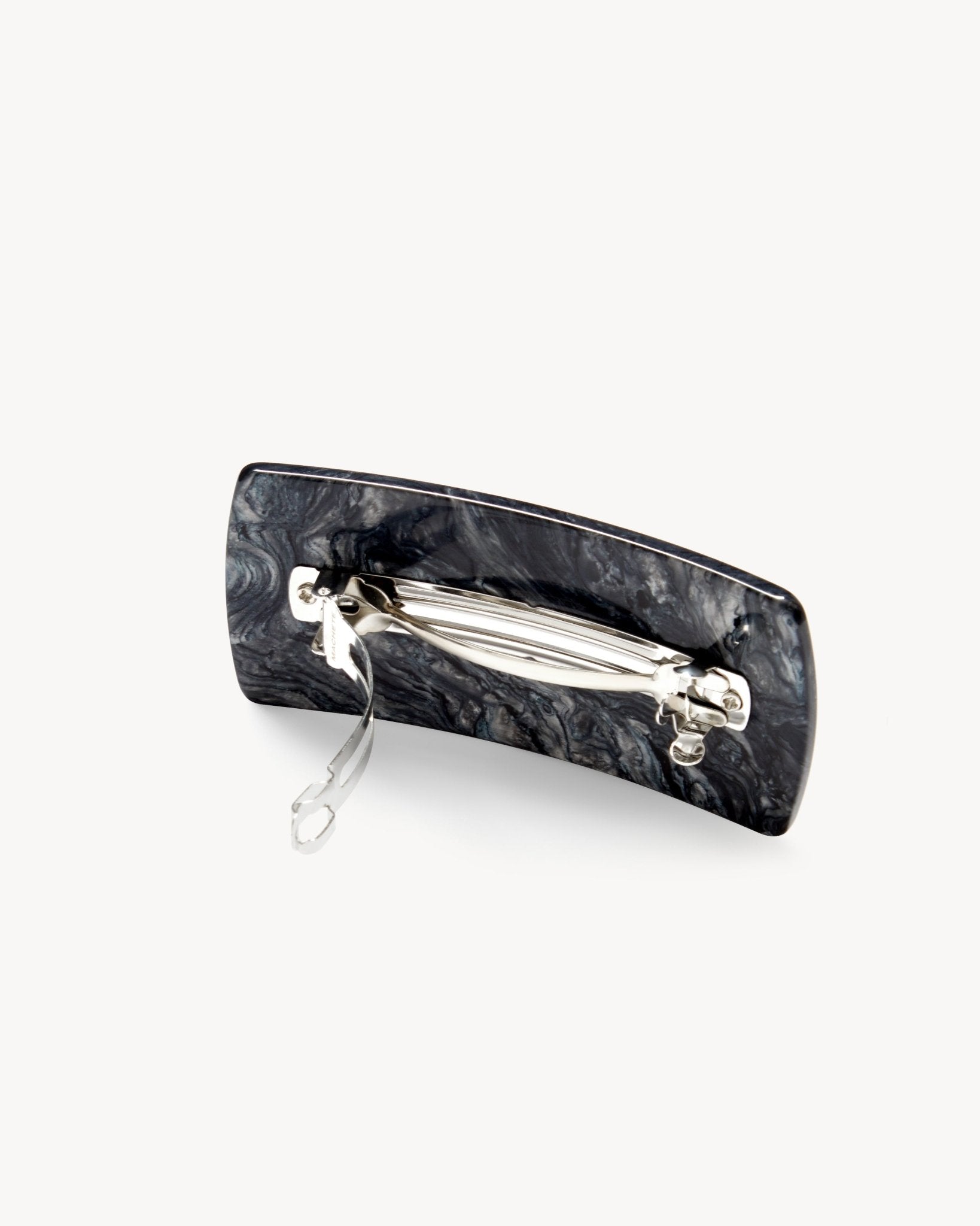 Jumbo Box Barrette in Obsidian - Image 2