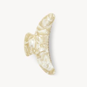 Jumbo Heirloom Claw in Ivory