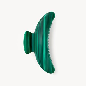 Jumbo Heirloom Claw in Malachite