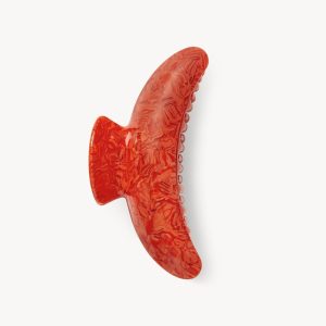Jumbo Heirloom Claw in Poppy