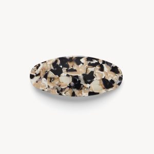 Jumbo Oval Barrette in Abalone