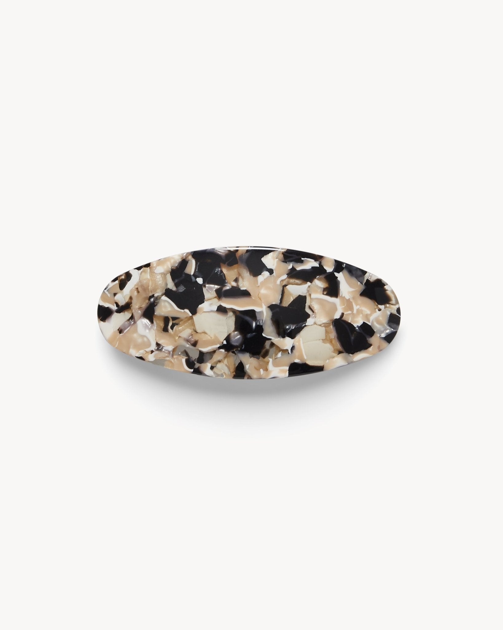Jumbo Oval Barrette in Abalone