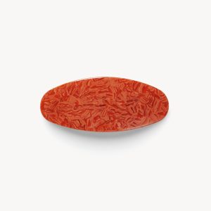 Jumbo Oval Barrette in Poppy