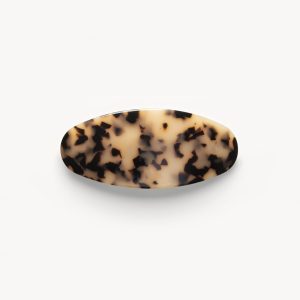 Jumbo Oval Barrette in Blonde Tortoise