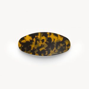 Jumbo Oval Barrette in Classic Tortoise