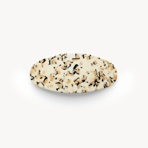 Jumbo Oval Barrette in Terrazzo