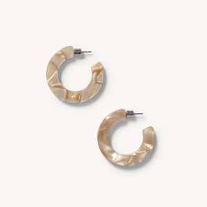 Kate Hoops in Sand Shell