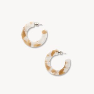 Kate Hoops in Taupe Shell