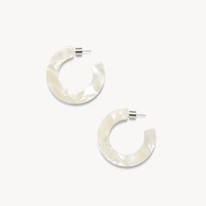 Kate Hoops in White Shell