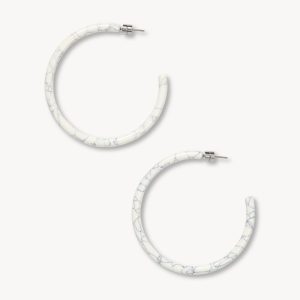 Large Hoops in Marble