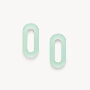 Chunky Link Charms in Sea Glass