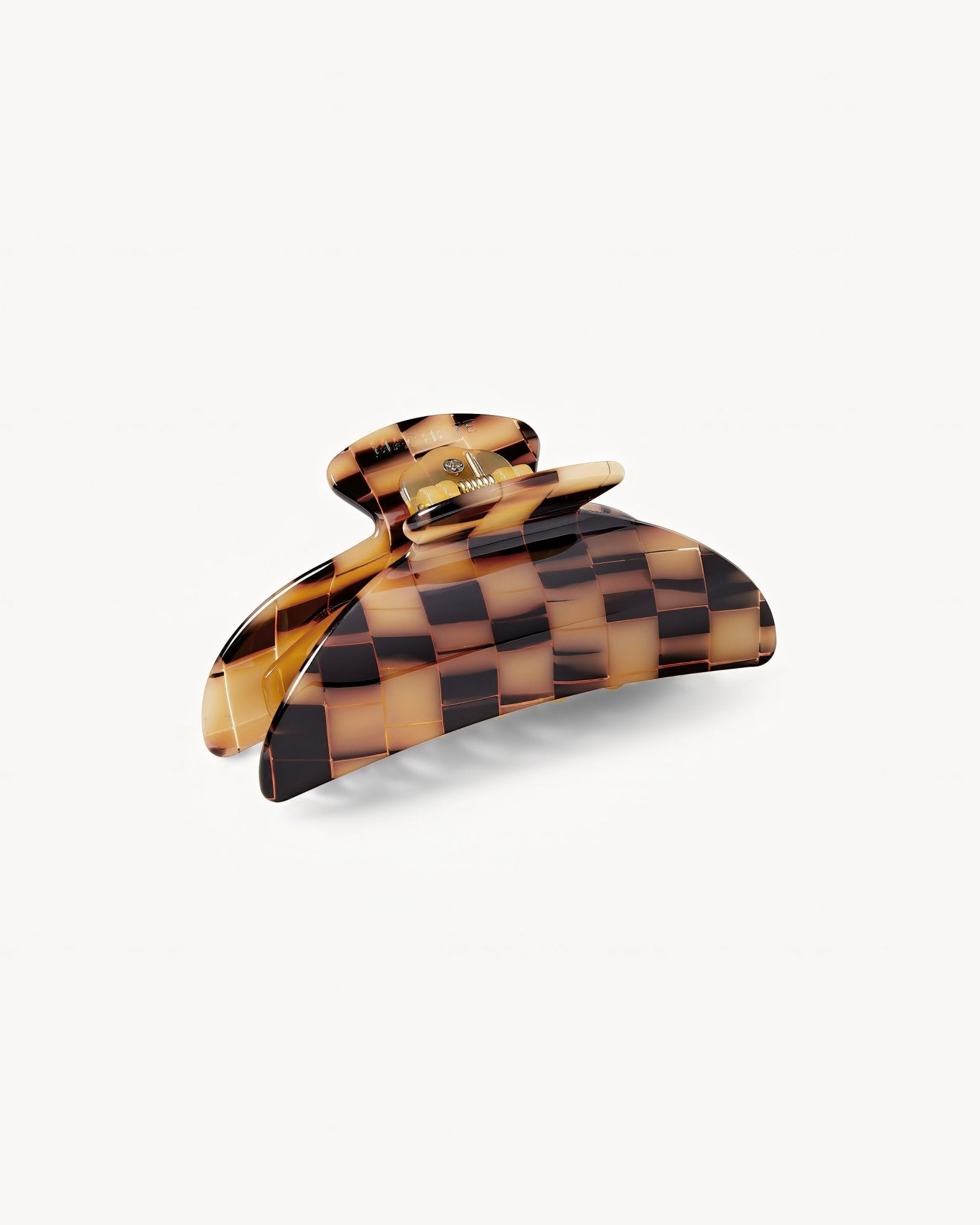 Midi Heirloom Claw in Blonde Checker - Image 2