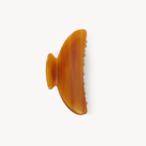 Midi Heirloom Claw in Cognac