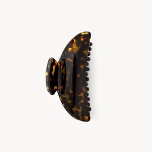 Midi Heirloom Claw in Dark Tortoise