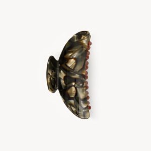 Midi Heirloom Claw in Midnight Horn
