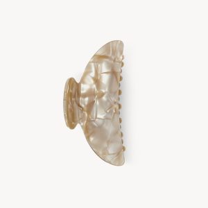 Midi Heirloom Claw in Sand Shell