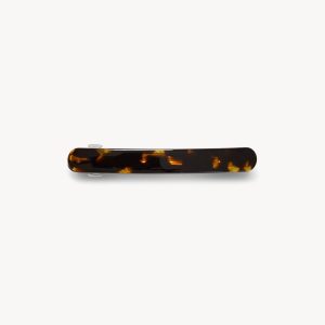 Midi Paris Barrette in Dark Tortoise