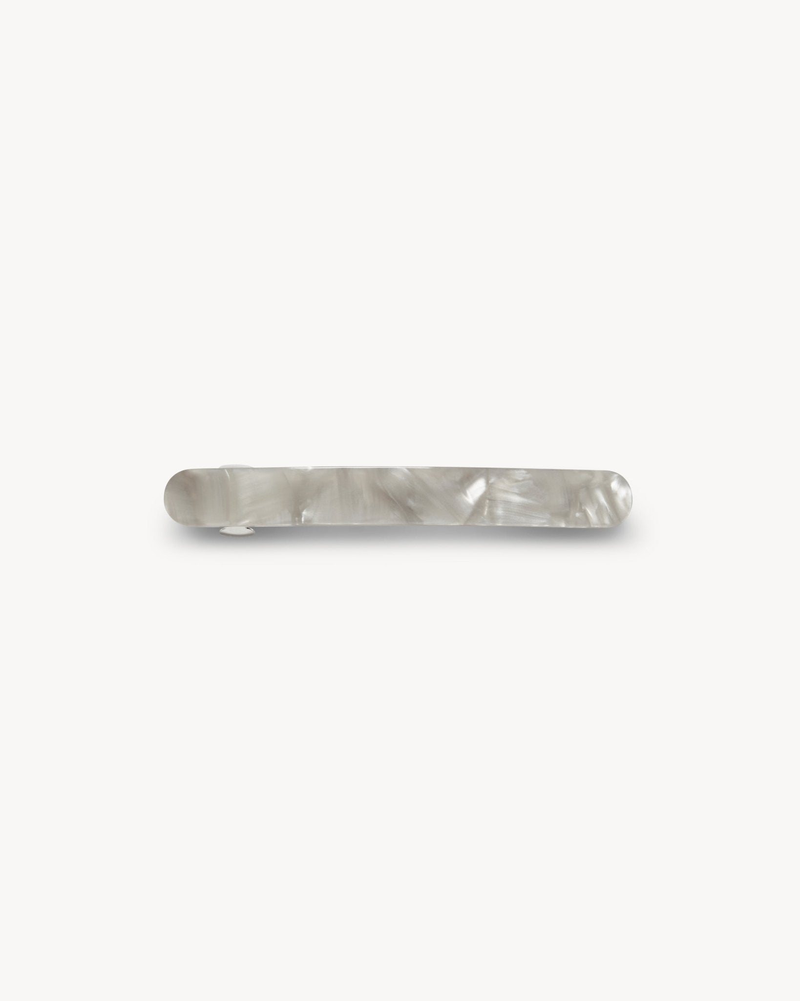 Midi Paris Barrette in Grey Shell