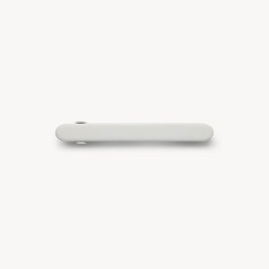 Midi Paris Barrette in White Matte