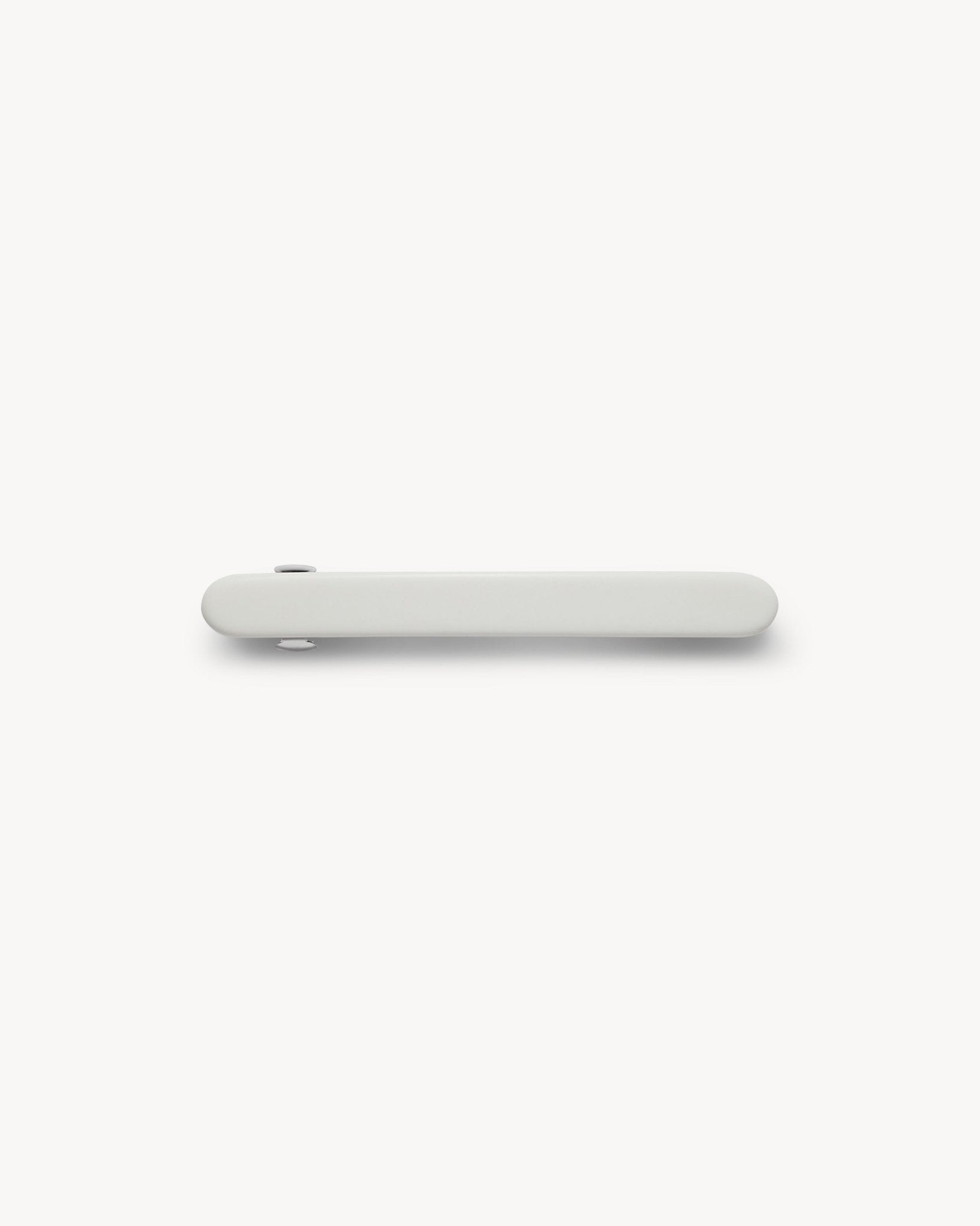 Midi Paris Barrette in White Matte