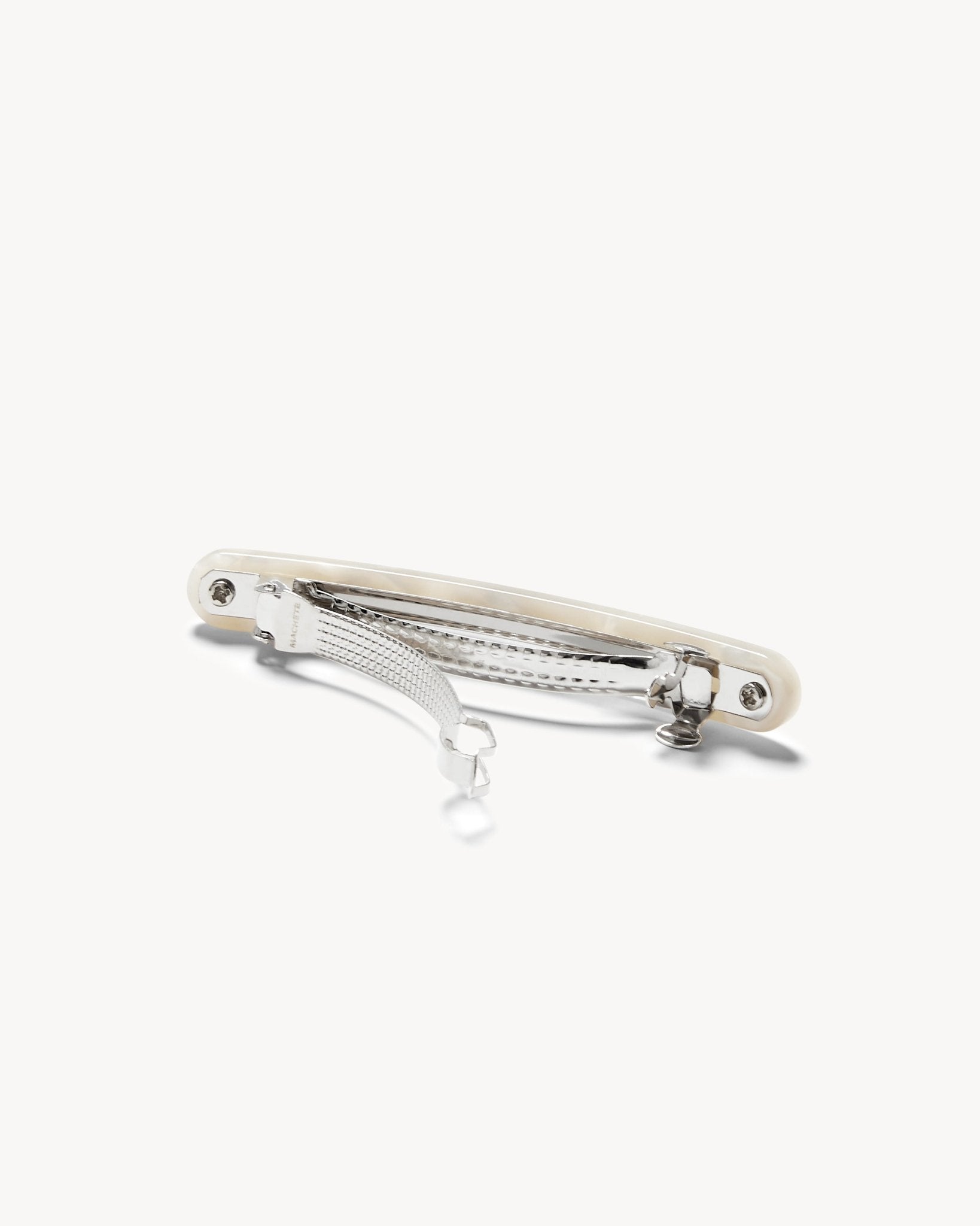 Midi Paris Barrette in White Shell - Image 2