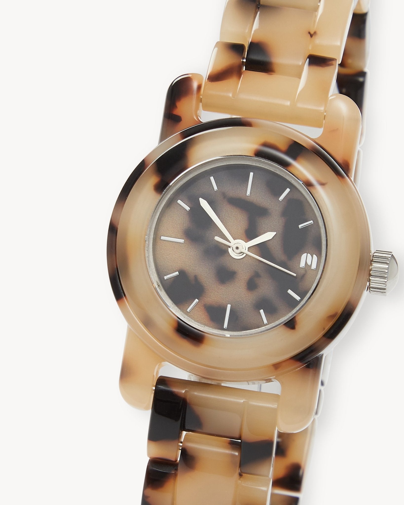Mini Mono Watch in Blonde Tortoise - Image 2