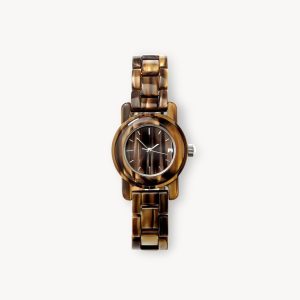 Mini Mono Watch in Tigers Eye