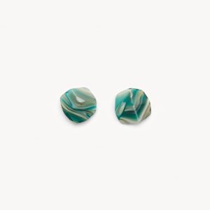 Mini Sculpture Studs in Stromanthe