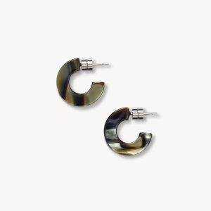 Muse Hoops in Midnight Horn