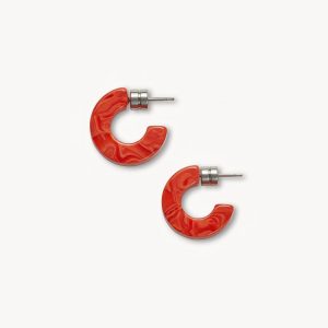 Muse Hoops in Poppy