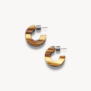 Muse Hoops in Tigers Eye