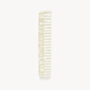 No. 3 Comb in Opalite Shell Checker