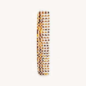 No. 3 Comb in Tortoise Checker