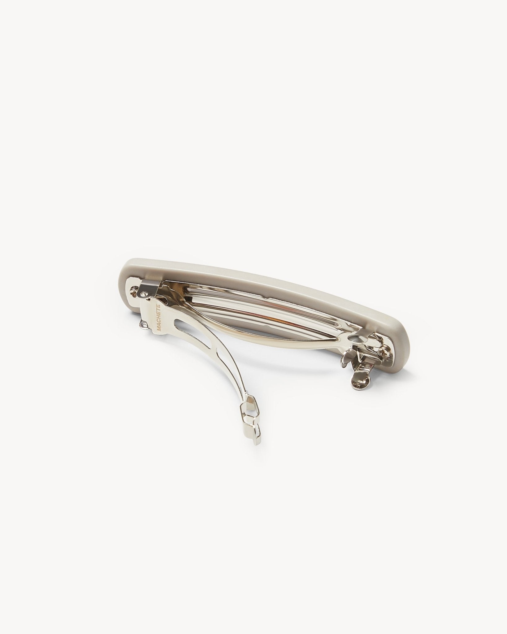 No. 3 Heirloom Barrette in Light Grey Matte - Image 2