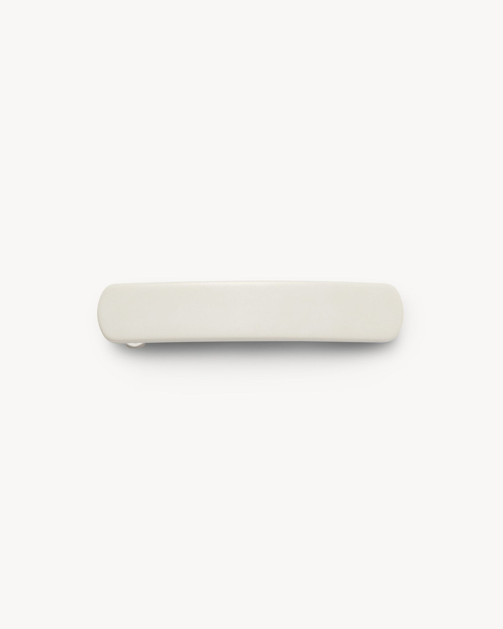 No. 3 Heirloom Barrette in Light Grey Matte