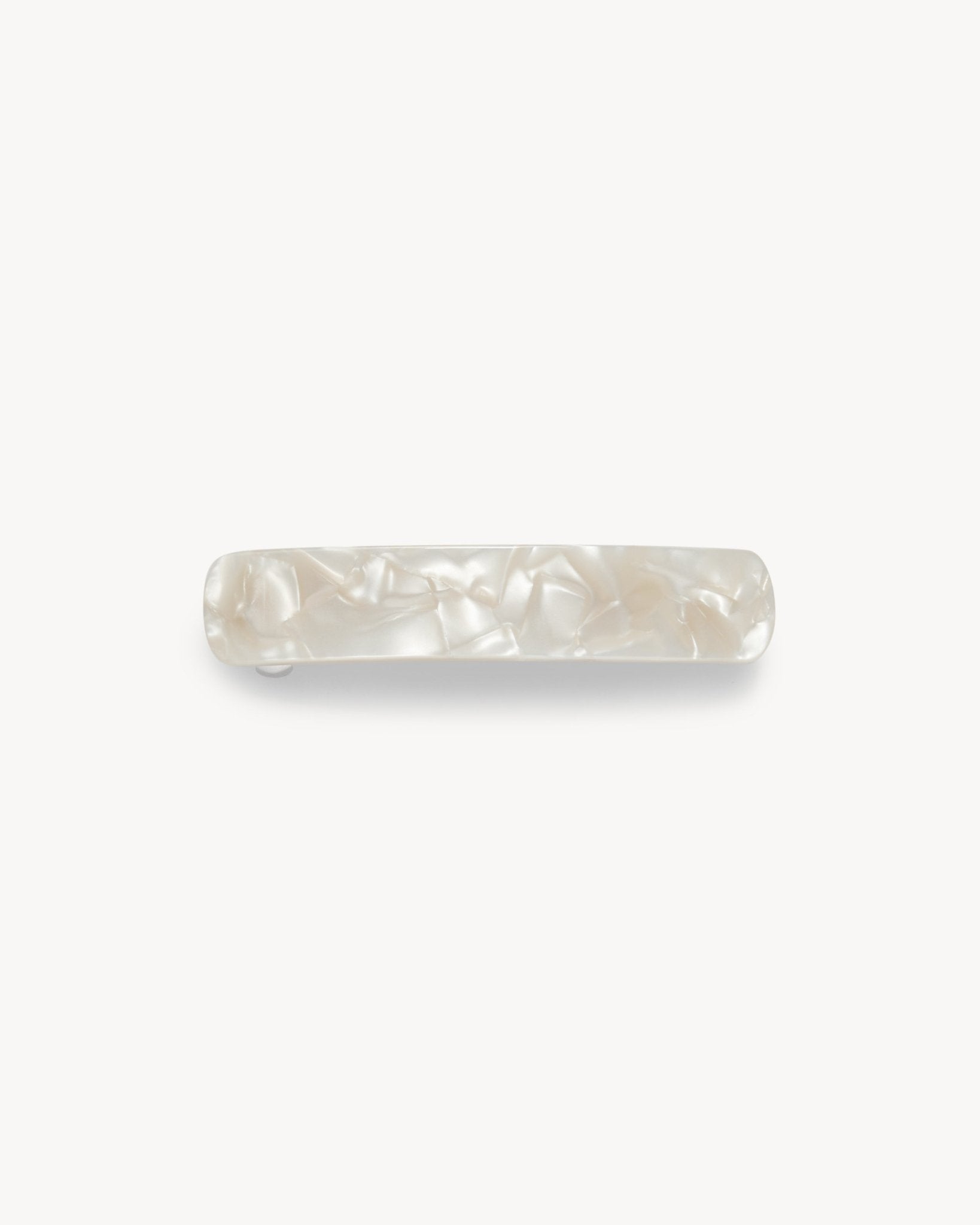 No. 3 Heirloom Barrette in White Shell