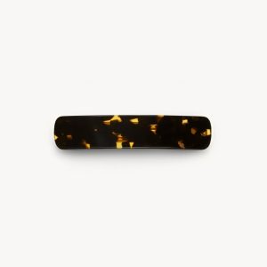 No. 3 Heirloom Barrette in Dark Tortoise