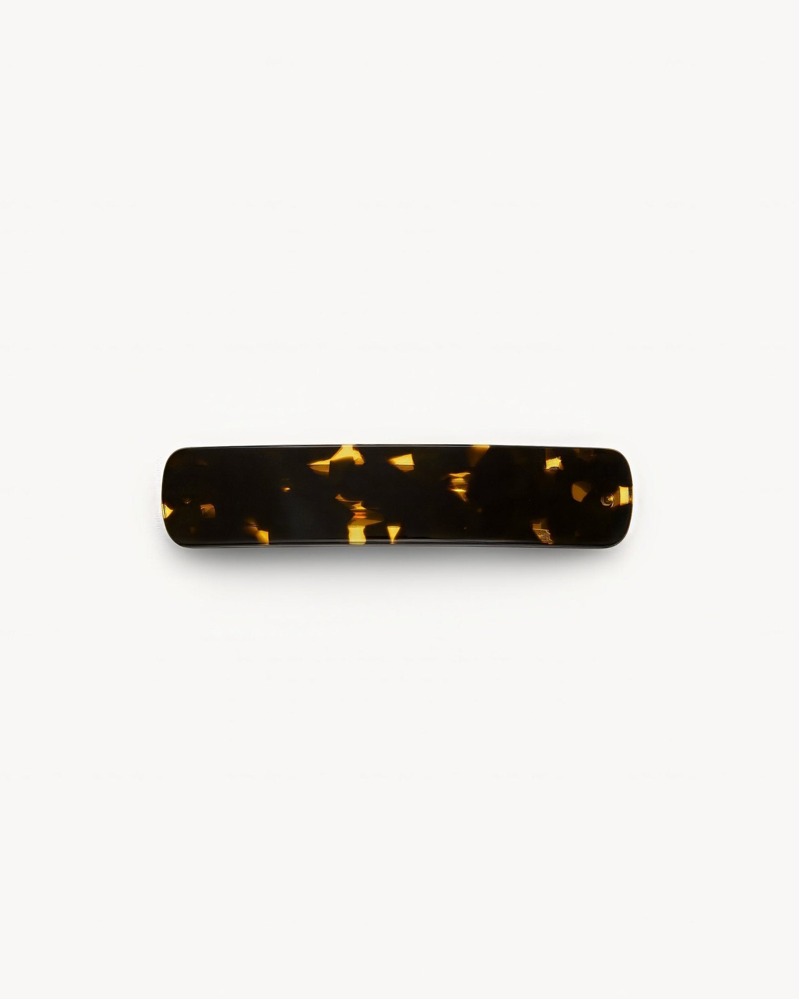 No. 3 Heirloom Barrette in Dark Tortoise