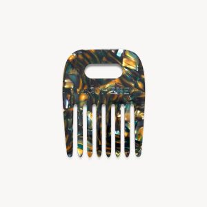 No. 4 Comb in Green Tortoise