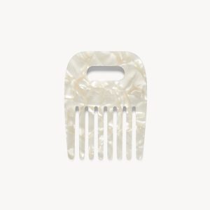 No. 4 Comb in White Shell