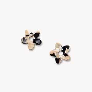 Petite Flower Charms in Abalone