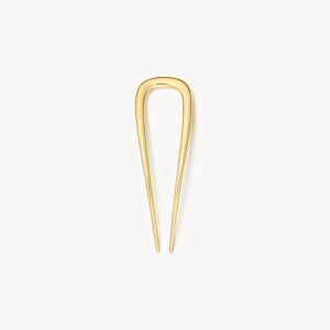 Petite French Hair Pin in Gold