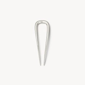 Petite French Hair Pin in Silver